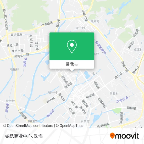 锦绣商业中心地图