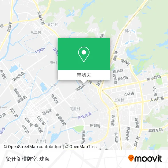 贤仕阁棋牌室地图