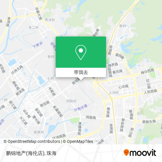 鹏锦地产(海伦店)地图