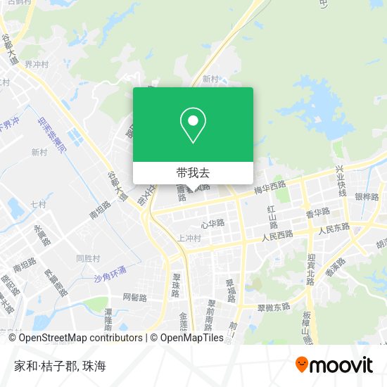 家和·桔子郡地图