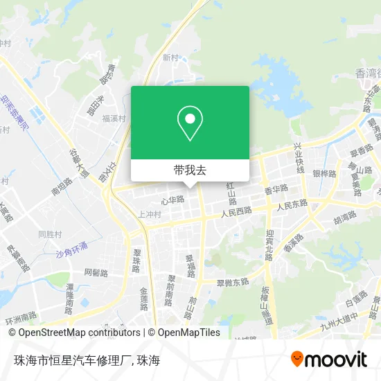 珠海市恒星汽车修理厂地图