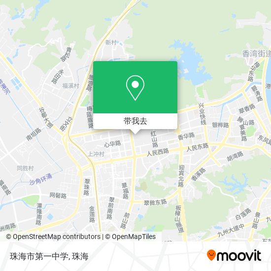 珠海市第一中学地图
