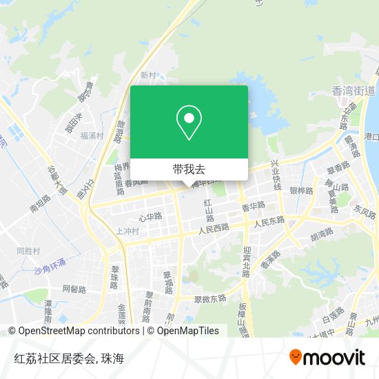 红荔社区居委会地图