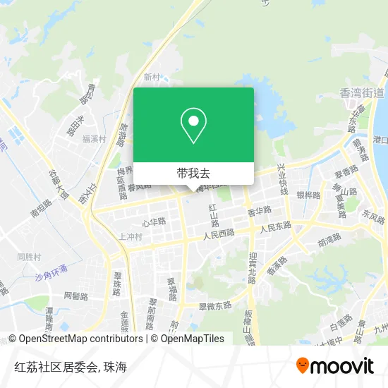 红荔社区居委会地图