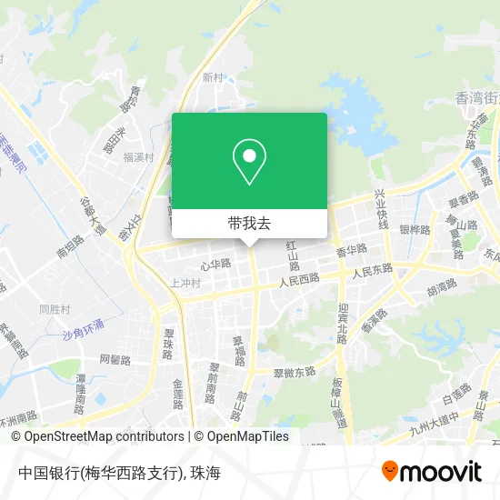 中国银行(梅华西路支行)地图