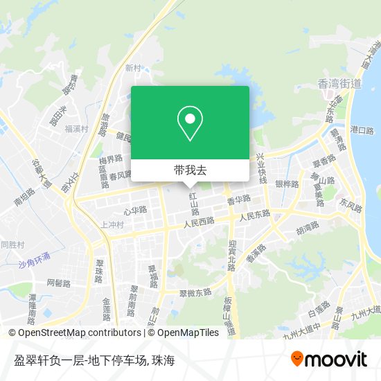 盈翠轩负一层-地下停车场地图