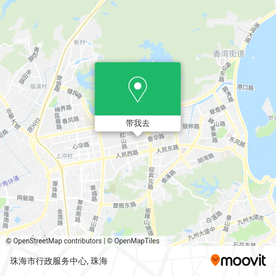 珠海市行政服务中心地图