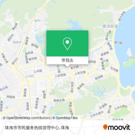 珠海市市民服务热线管理中心地图