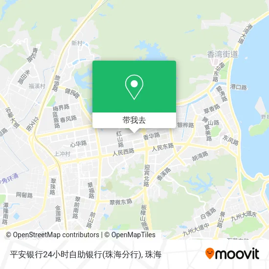 平安银行24小时自助银行(珠海分行)地图