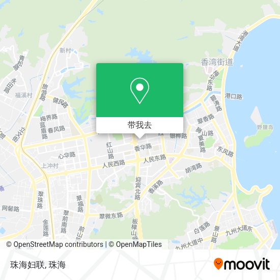 珠海妇联地图