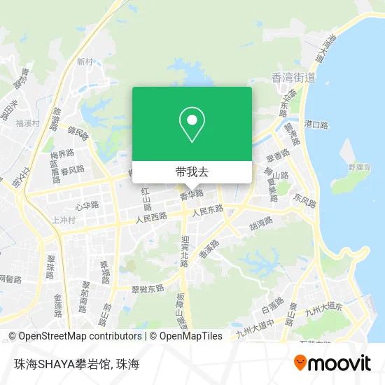 珠海SHAYA攀岩馆地图