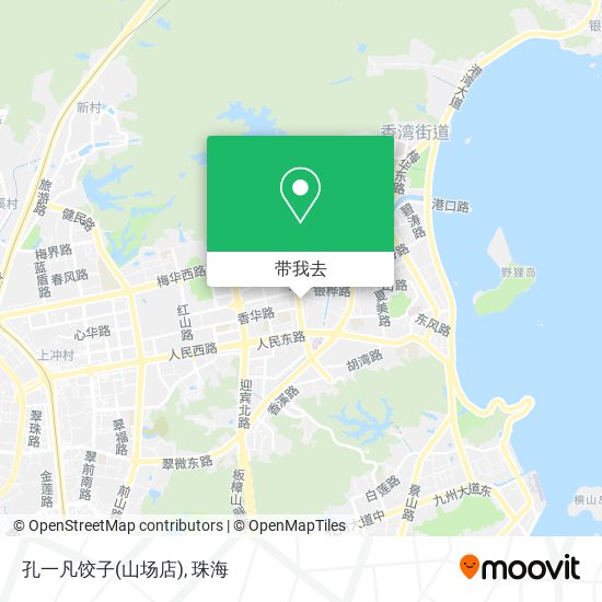 孔一凡饺子(山场店)地图