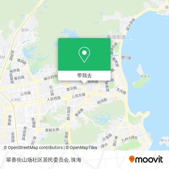 翠香街山场社区居民委员会地图
