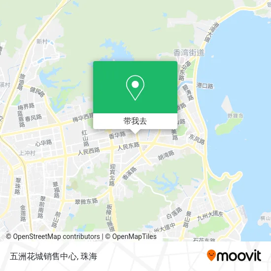 五洲花城销售中心地图