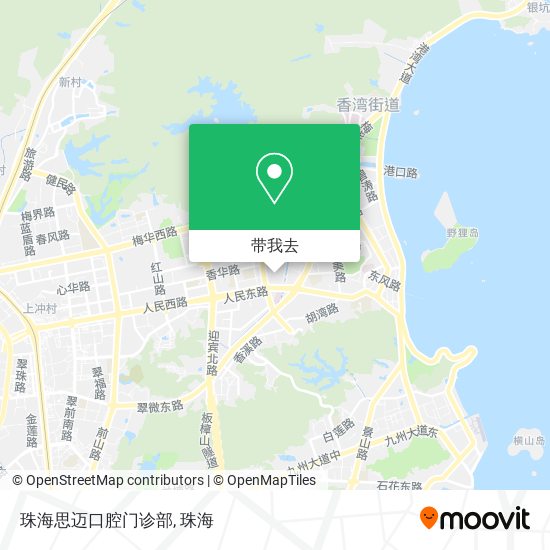 珠海思迈口腔门诊部地图