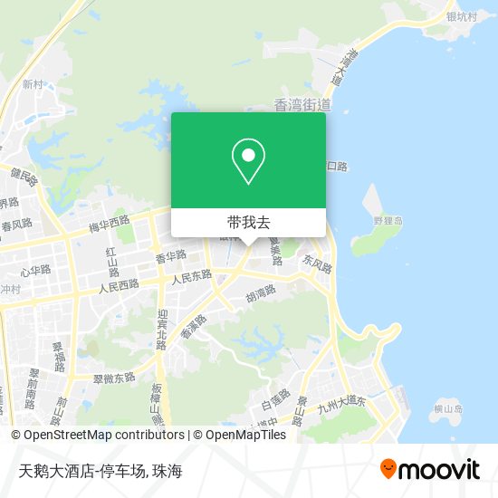 天鹅大酒店-停车场地图