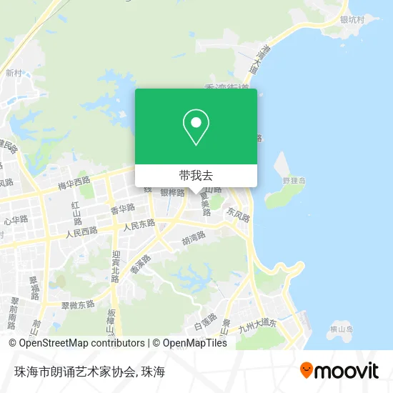 珠海市朗诵艺术家协会地图