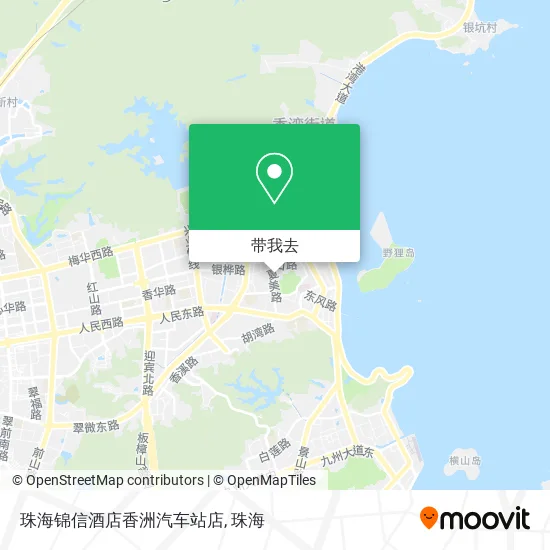 珠海锦信酒店香洲汽车站店地图