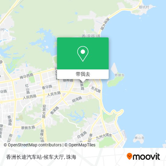 香洲长途汽车站-候车大厅地图