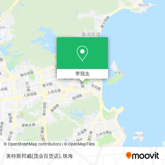 美特斯邦威(茂业百货店)地图