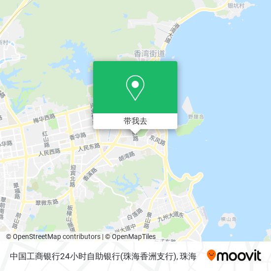 中国工商银行24小时自助银行(珠海香洲支行)地图