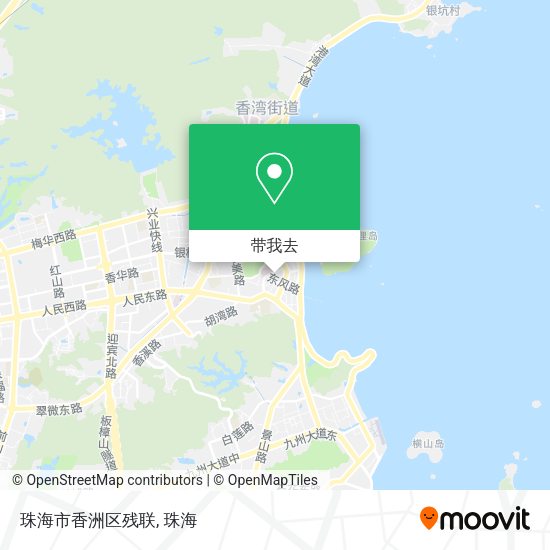 珠海市香洲区残联地图