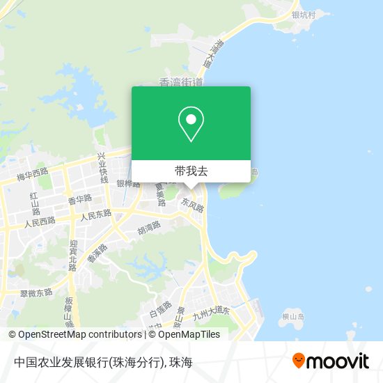 中国农业发展银行(珠海分行)地图