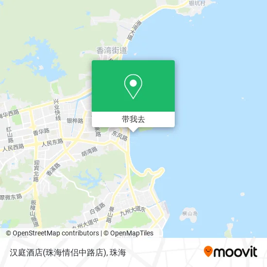 汉庭酒店(珠海情侣中路店)地图