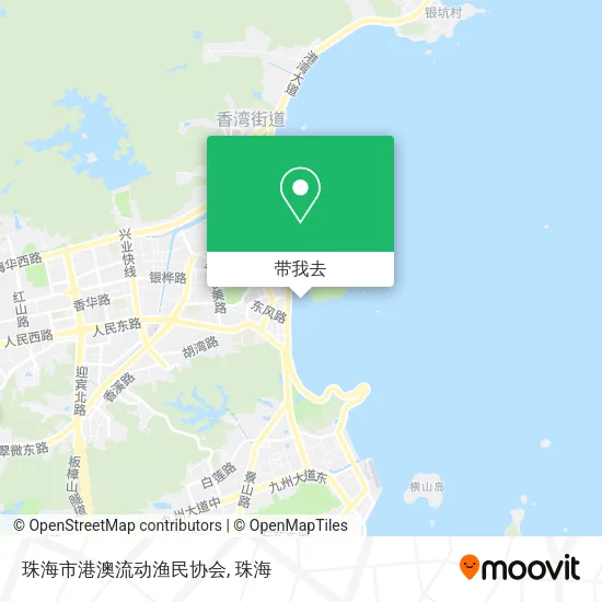 珠海市港澳流动渔民协会地图