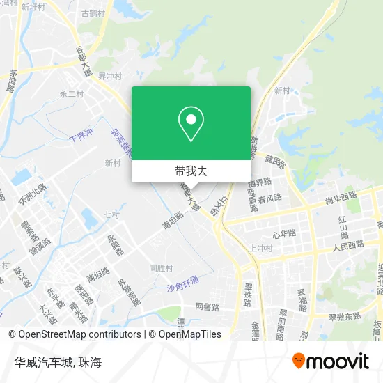 华威汽车城地图