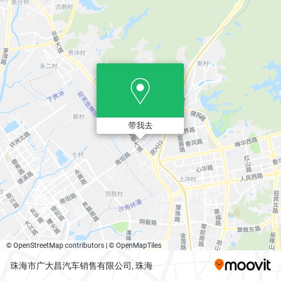 珠海市广大昌汽车销售有限公司地图
