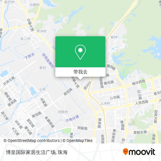 博皇国际家居生活广场地图
