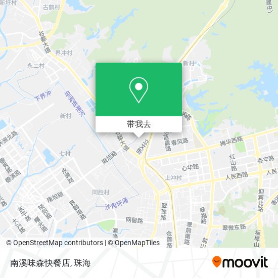 南溪味森快餐店地图