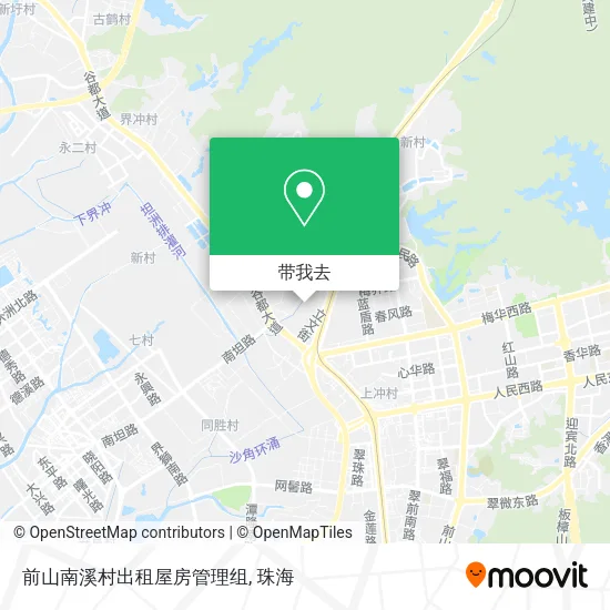 前山南溪村出租屋房管理组地图
