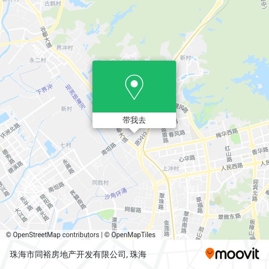 珠海市同裕房地产开发有限公司地图
