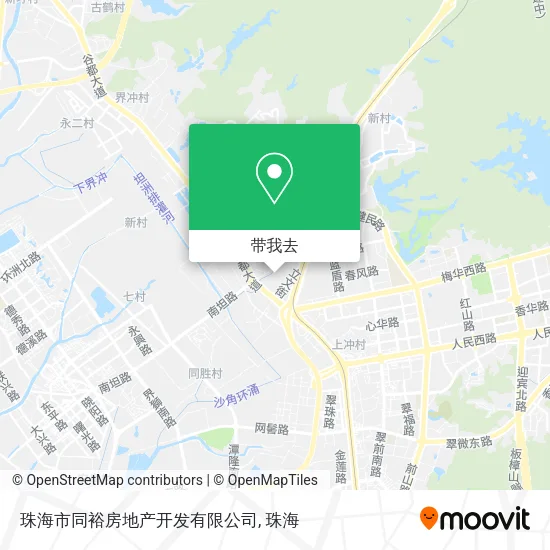 珠海市同裕房地产开发有限公司地图