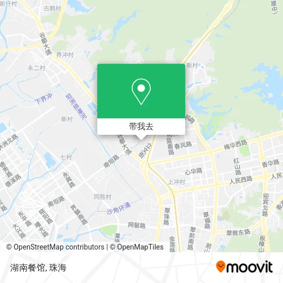 湖南餐馆地图