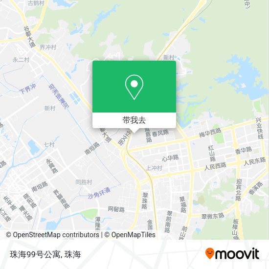 珠海99号公寓地图