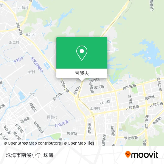 珠海市南溪小学地图