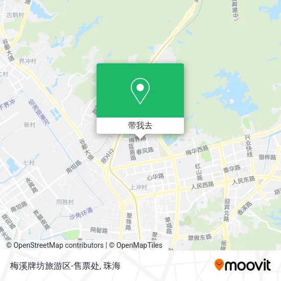 梅溪牌坊旅游区-售票处地图