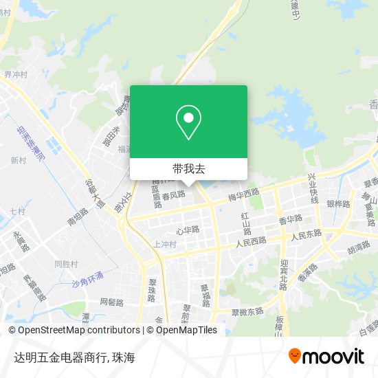 达明五金电器商行地图