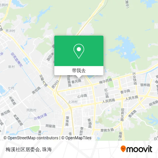 梅溪社区居委会地图