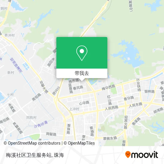 梅溪社区卫生服务站地图