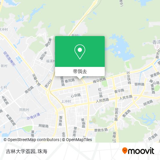 吉林大学荔园地图
