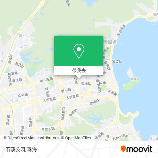石溪公园地图