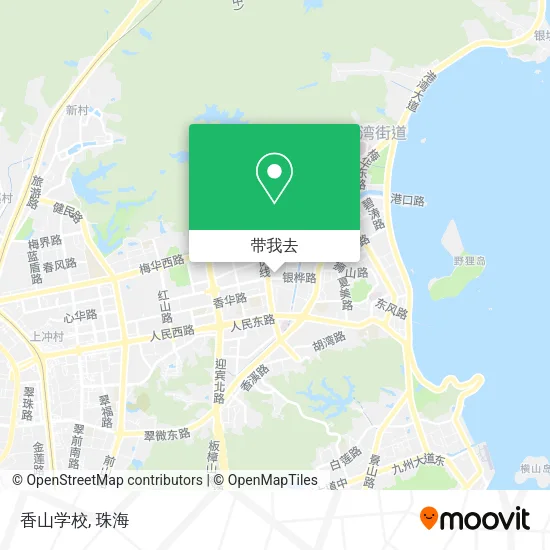 香山学校地图