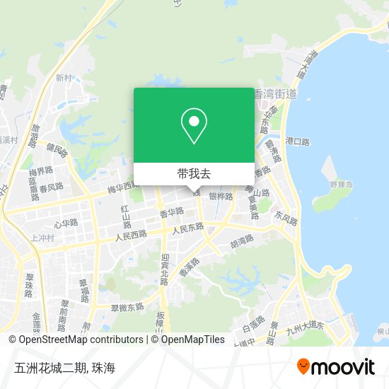 五洲花城二期地图