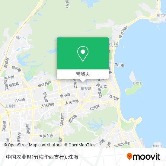 中国农业银行(梅华西支行)地图