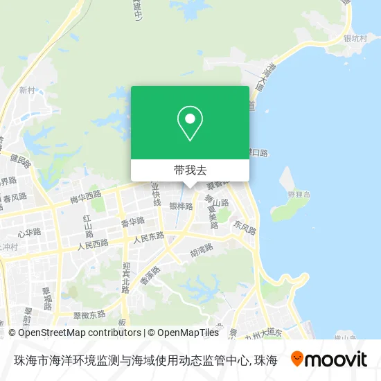 珠海市海洋环境监测与海域使用动态监管中心地图