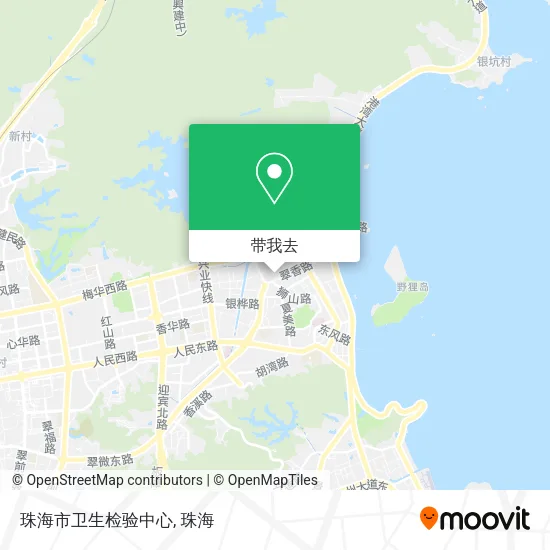 珠海市卫生检验中心地图